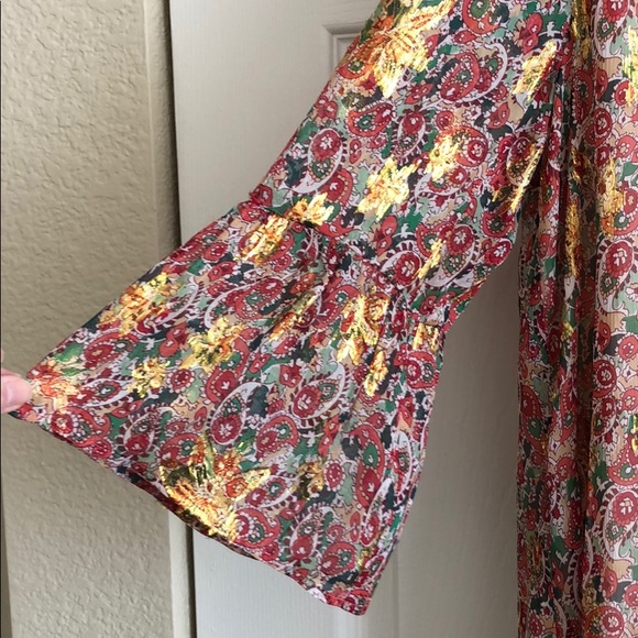 NWT Sezane Andrew dress in Cashmere print - Picture 6 of 10